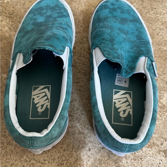 VANS Classic Slip-On Canvas Unisex Shoes Turquoise - W6 | M4.5 - Picture 4 of 9